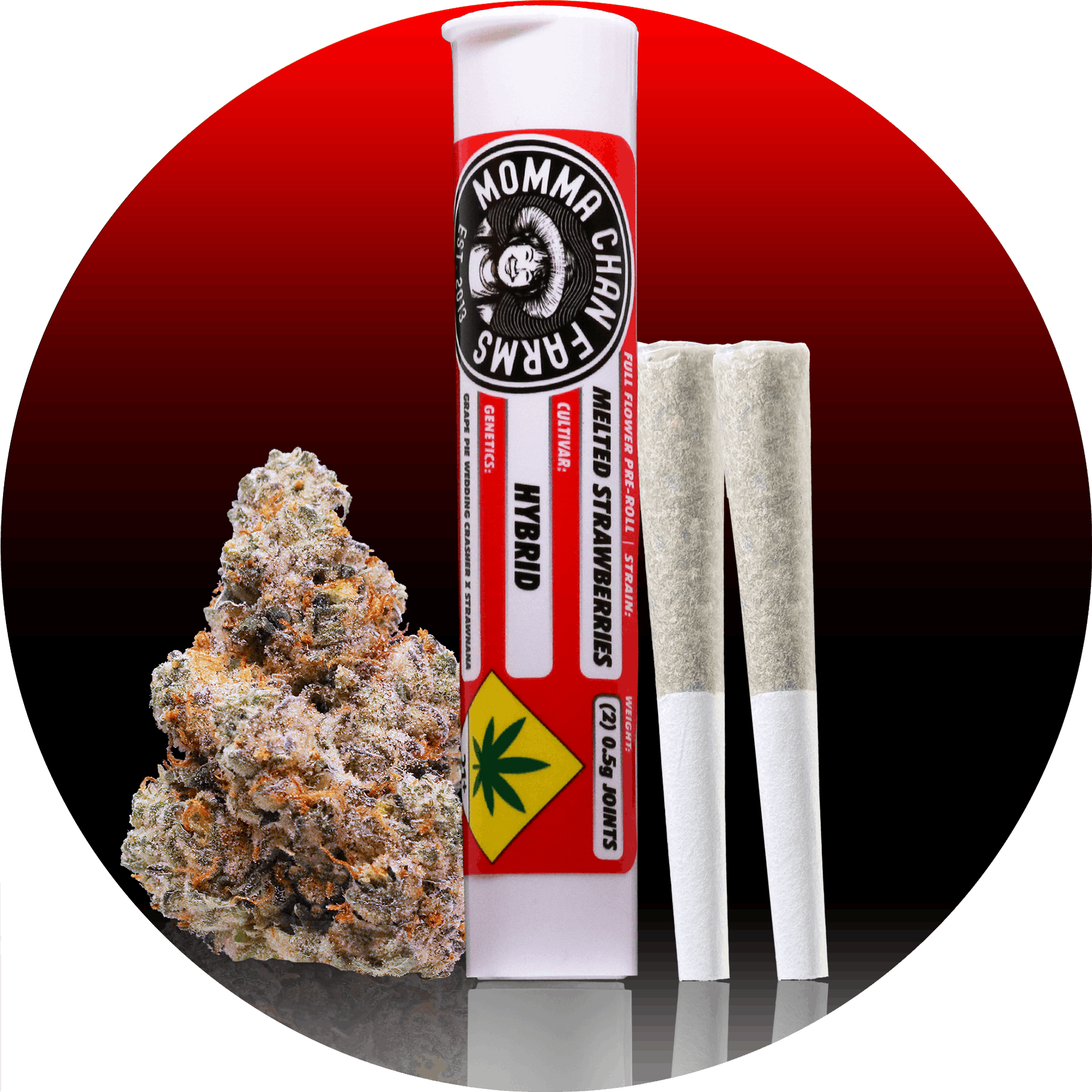 Melted Strawberries Pre-Roll 2pk | 1g (DOH)