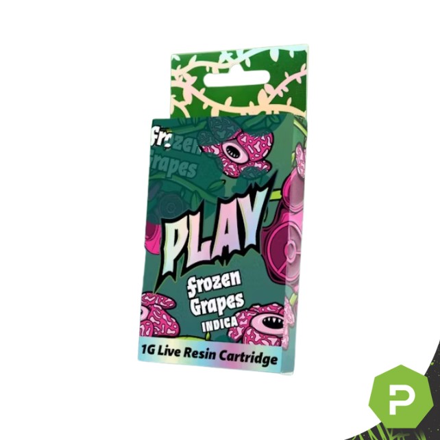 Play Hash Infused 510 Cartridge | Frozen Grapes