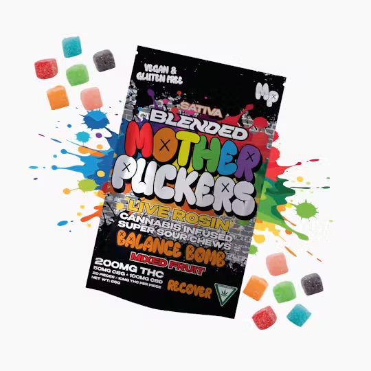 Mother Pucker Balance Bomb Live Rosin 20pk 200mg