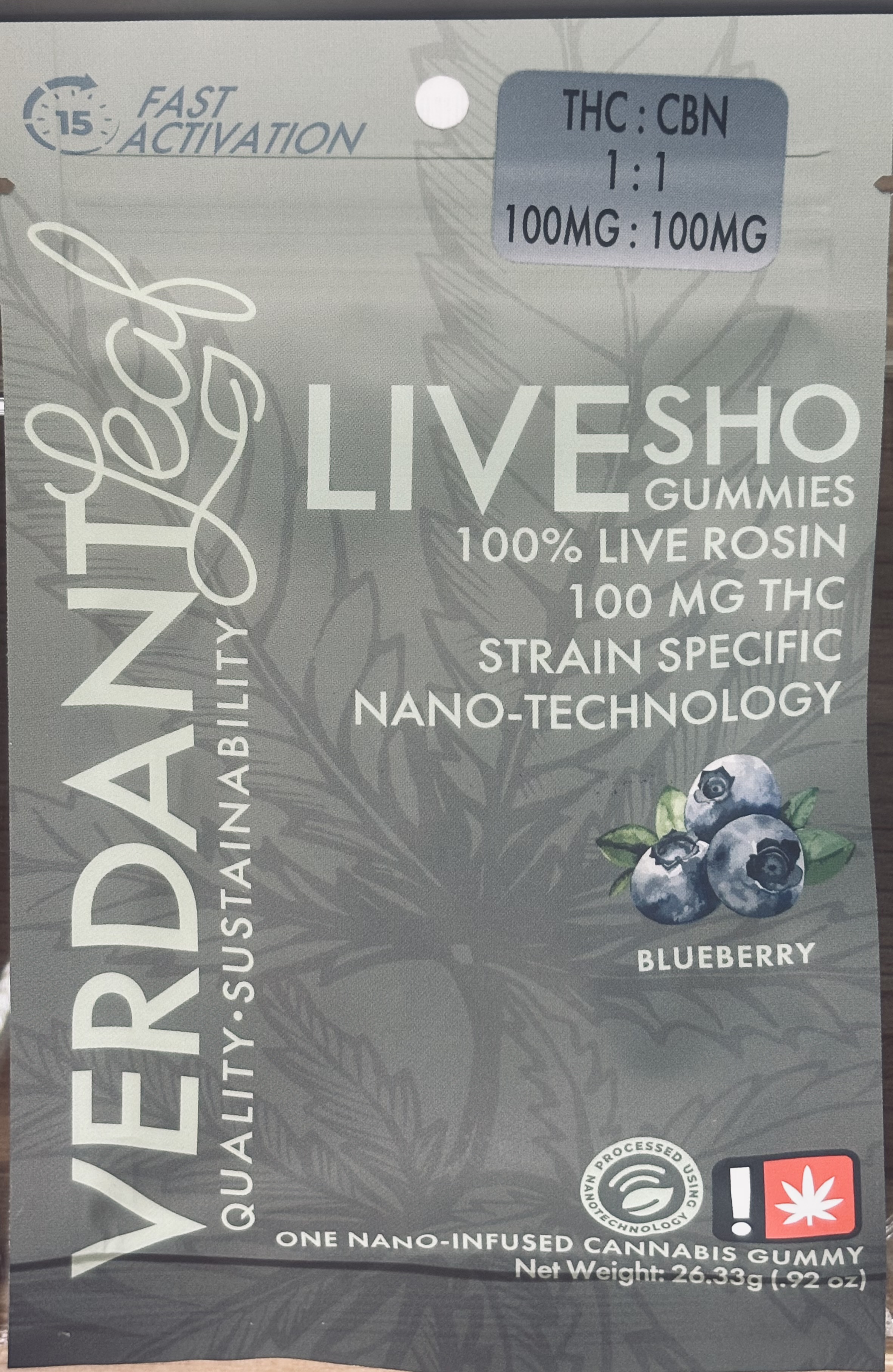 VL - Blueberry Ratio - Gummy 1:1 CBN