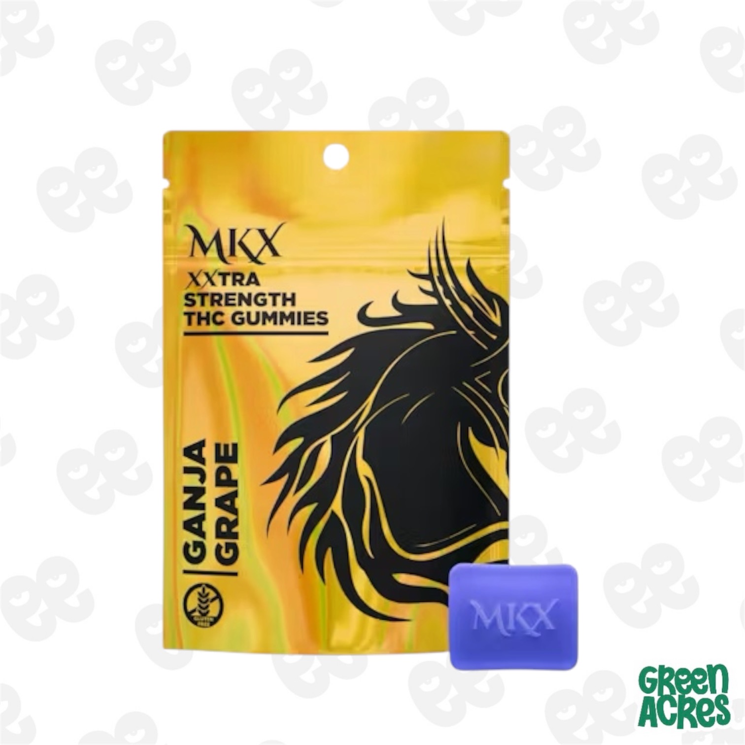 MKX Gummies 200mg - GANJA GRAPE