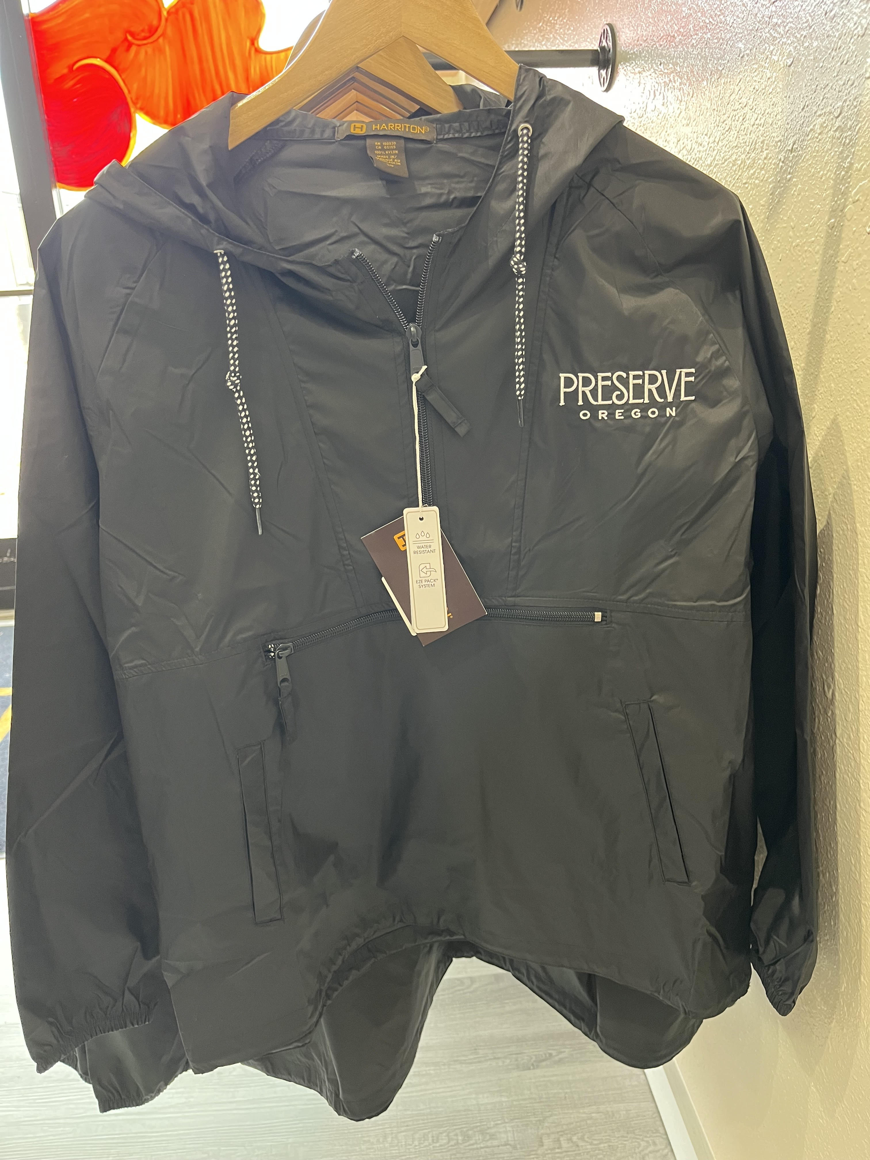 Wind Breaker Embroidered Black