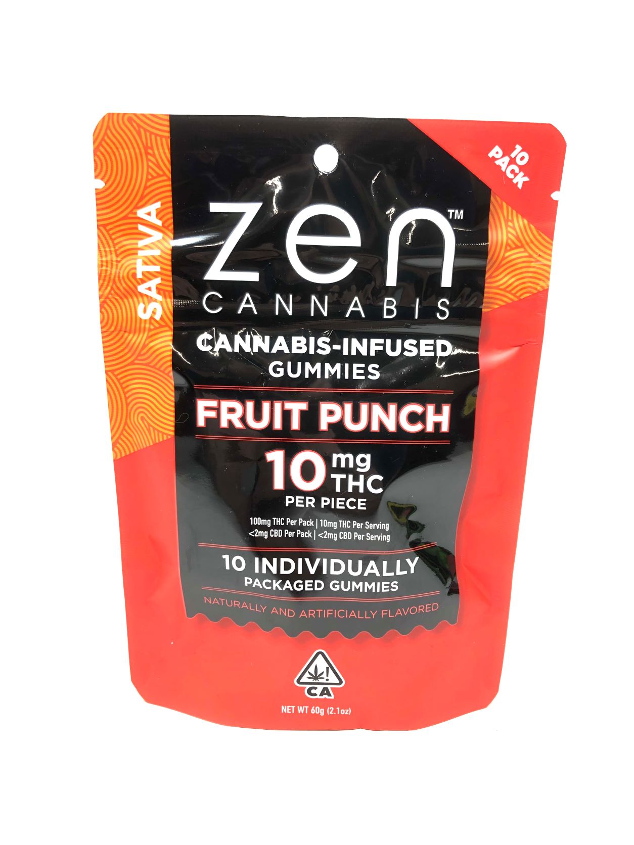 *Promo* Zen Cannabis | Sativa Fruit Punch Gummies | 100mg