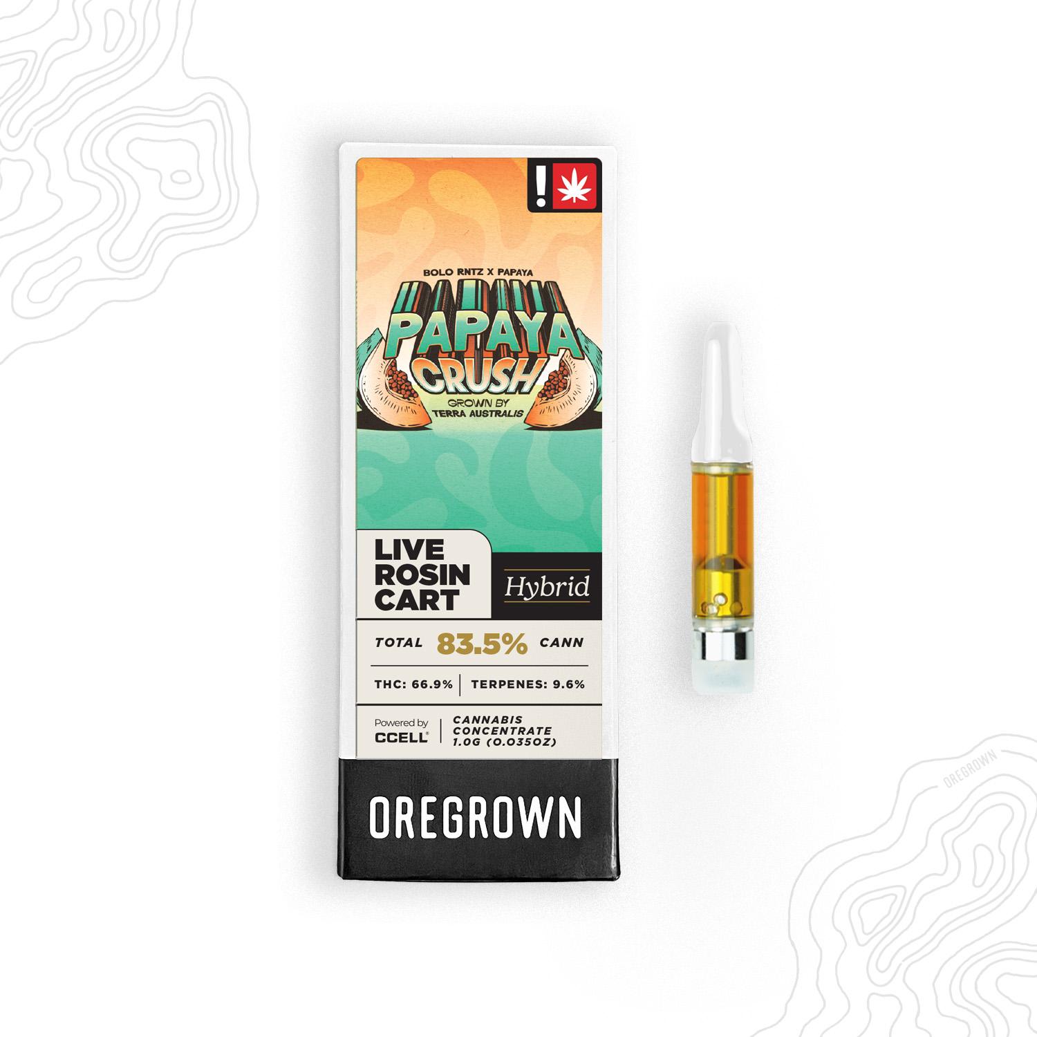 Papaya Crush | Live Rosin 510 | 1g