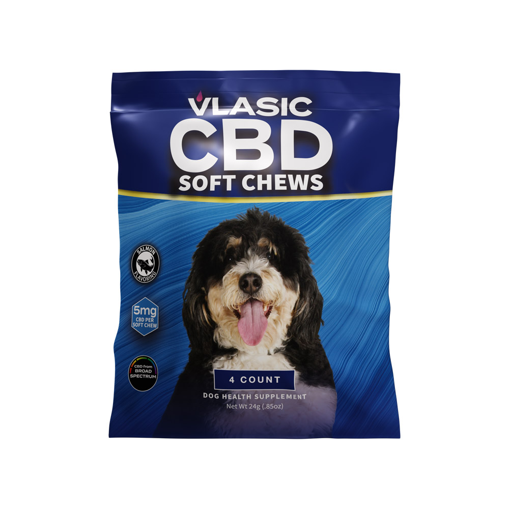 Mini Broad Spectrum CBD Dog Chews (Salmon Flavor) | 20mg