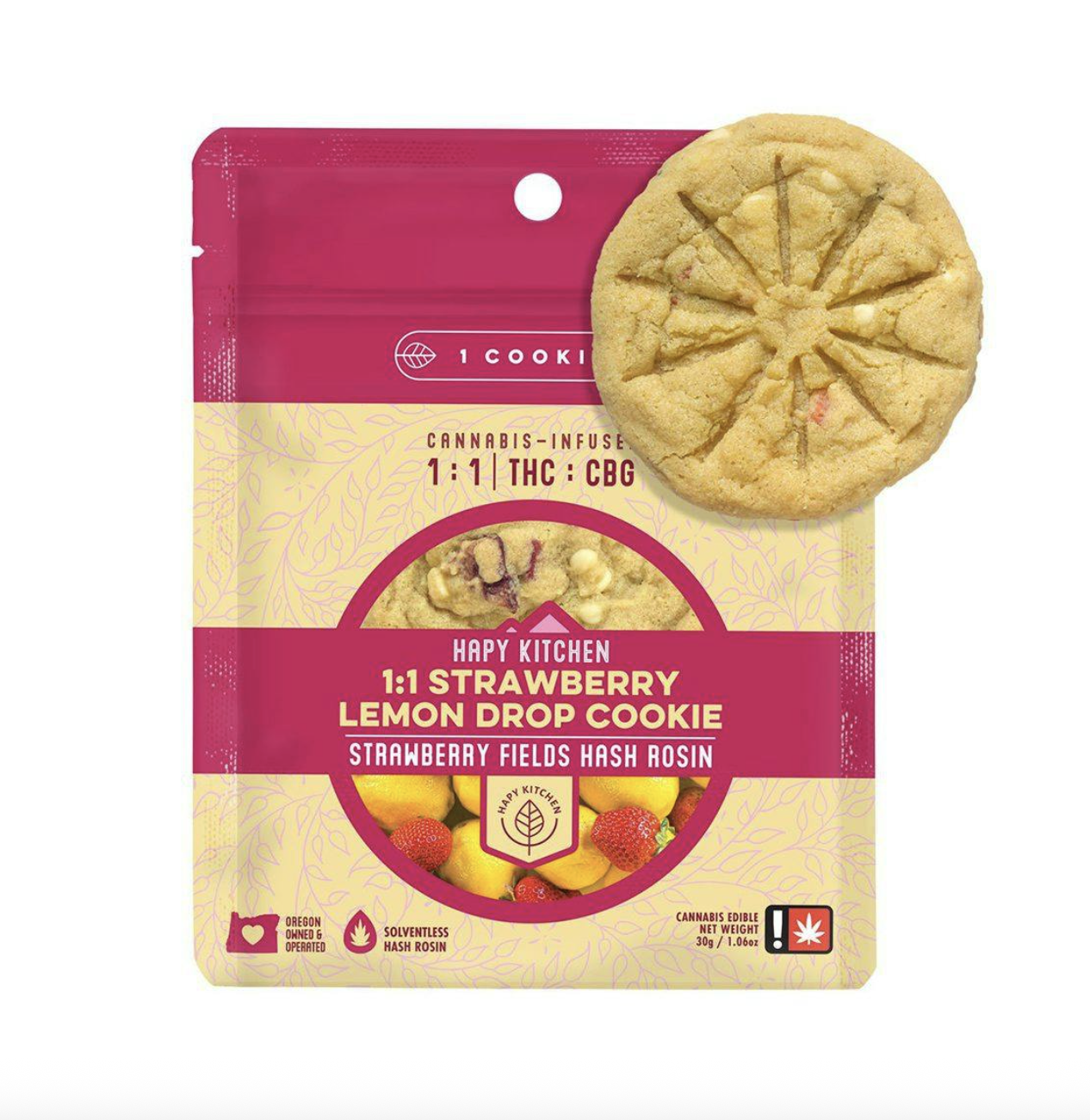Strawberry Lemon Drop Cookie