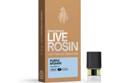 PAX Purple Afghani Live Rosin Diamonds Pod