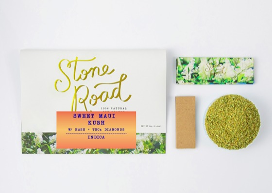 Stone Road | Hash & Diamond Infused Ground Flower | Sweet Maui Kush | 14g