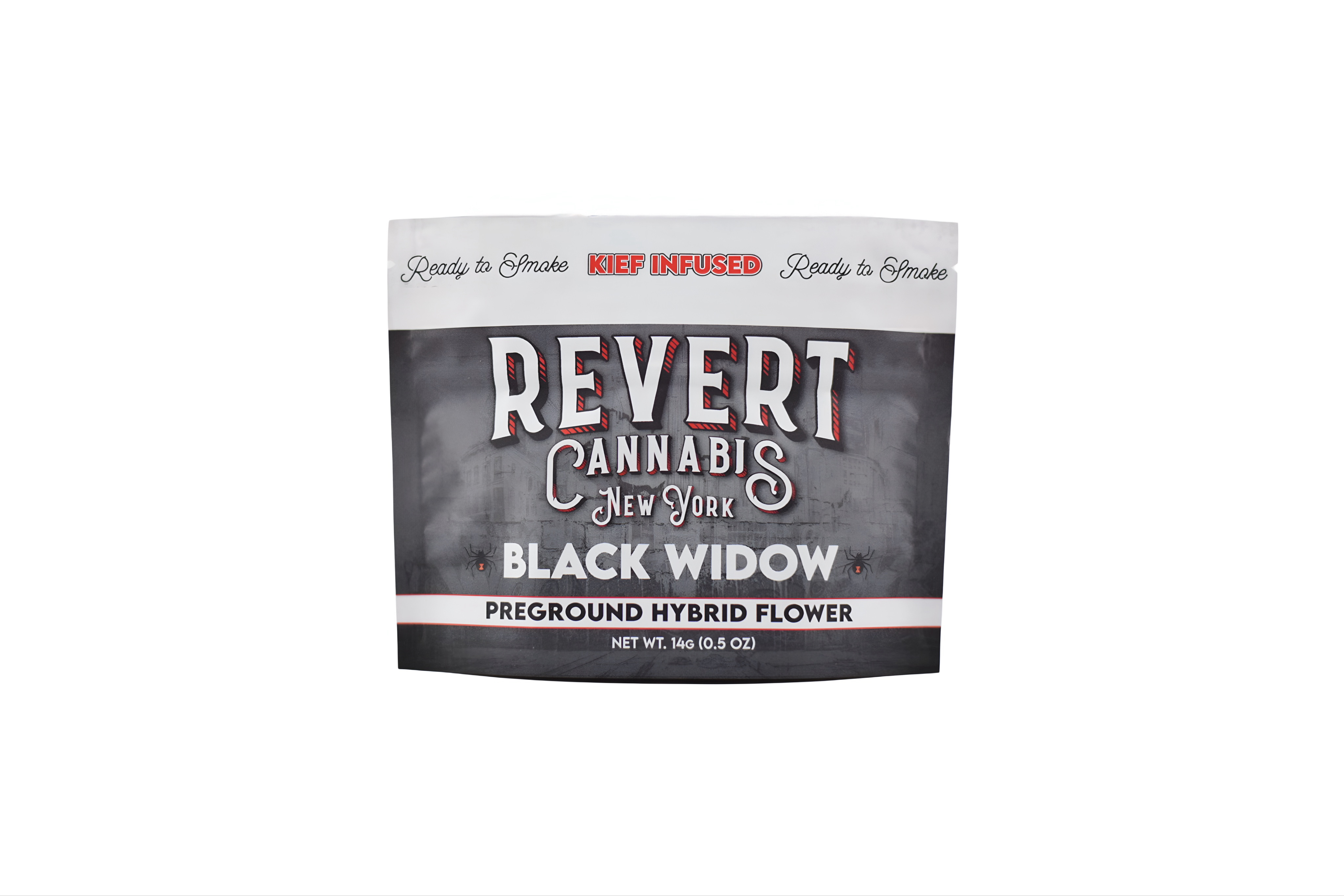 REVERT | BLACK WIDOW | KIEF INFUSED GROUND FLOWER | 14G