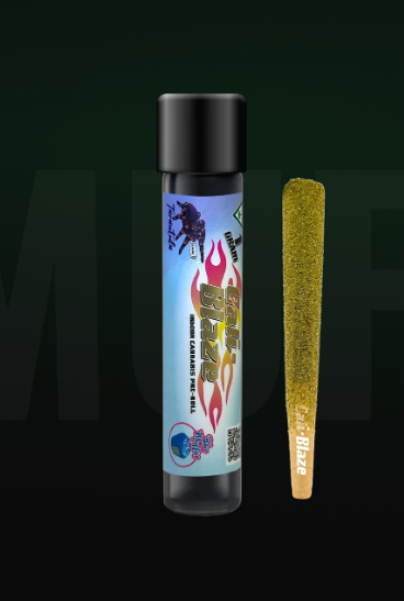 Cali Blaze | Blue Muffin | Tarantula Infused Pre-roll | 1g | Hybrid