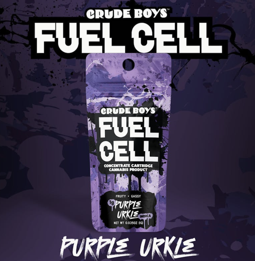 Purple Urkle | Crude Boys Vape Cartridge (I)