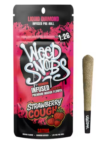 Infused Pre-Roll | Strawberry Cough | 1.2g | Weed Snobs