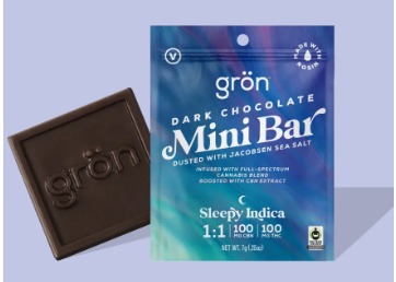 Sleepy Indica | Dark Chocolate Mini Bar | 100mg