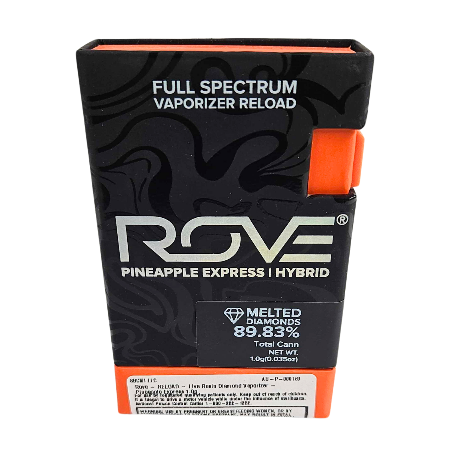 ROVE | Vape Cartridge | Reload Pod | Live Resin Diamond | Pineapple Express