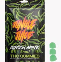 Jungle Juice - Green Apple - 200mg Gummies