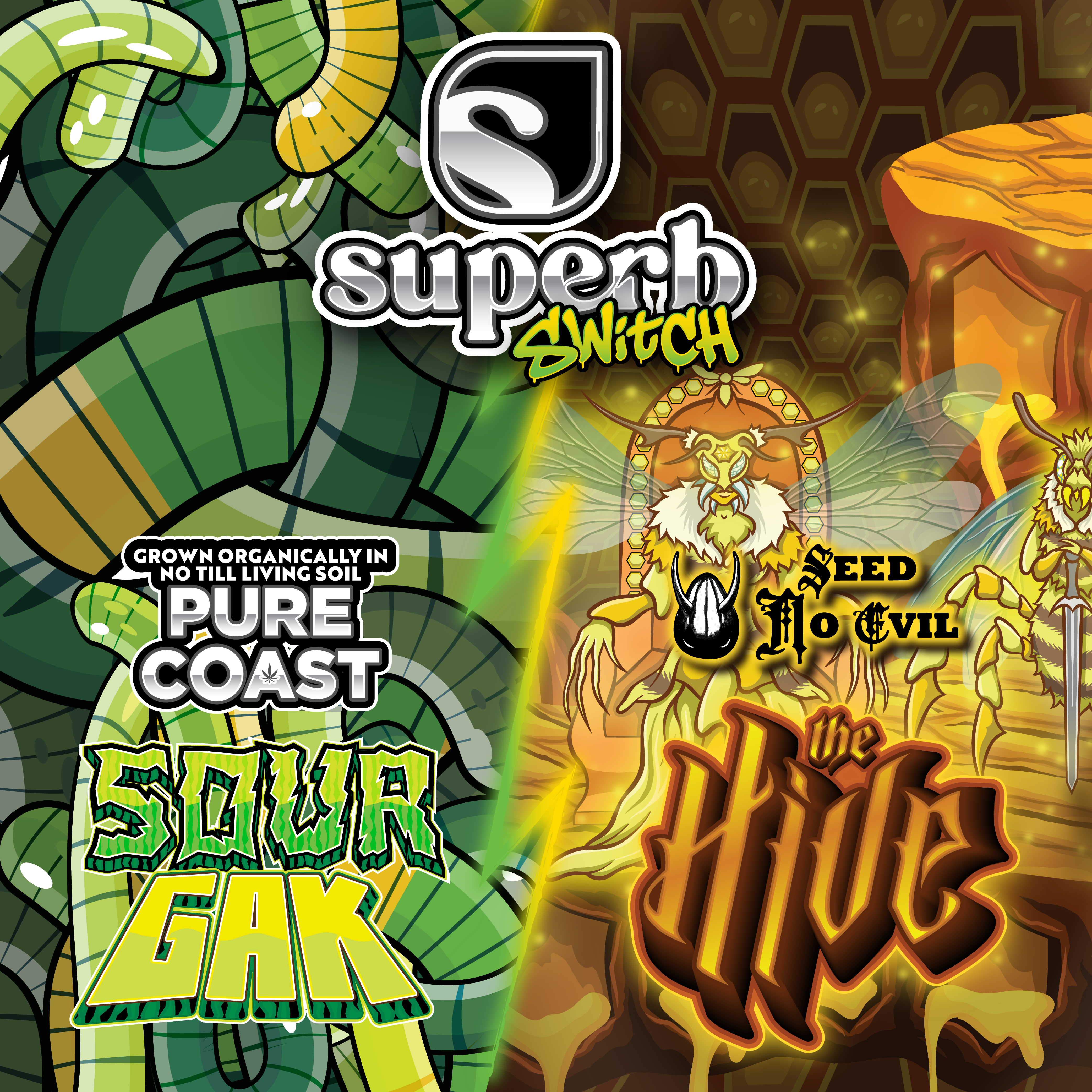 Superb - Switch | Sour Gak x The Hive | 1g Dual Chamber AIO
