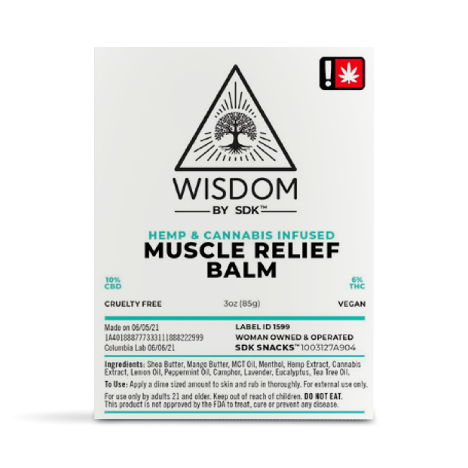 Cbd Thc Muscle Relief Balm