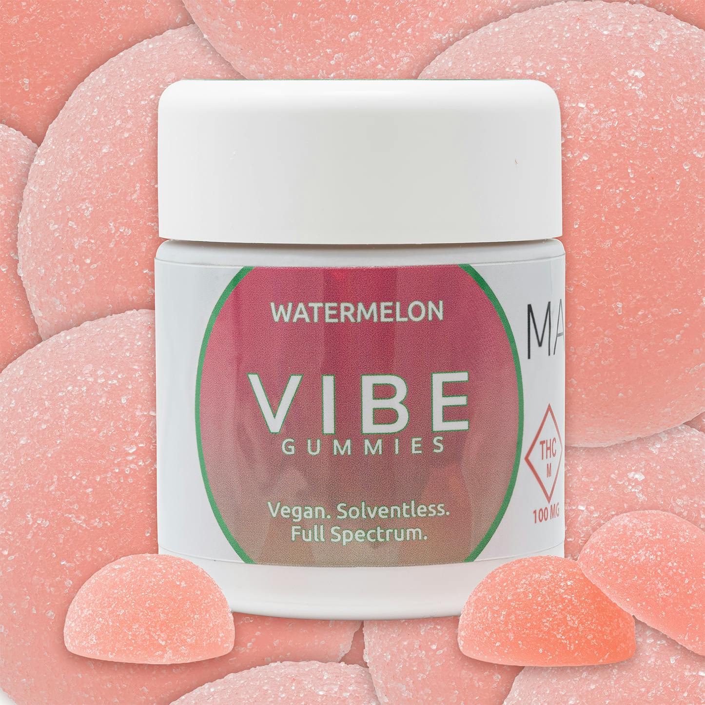 LIVE ROSIN GUMMY WATERMELON  (H) [10PK] 250MG