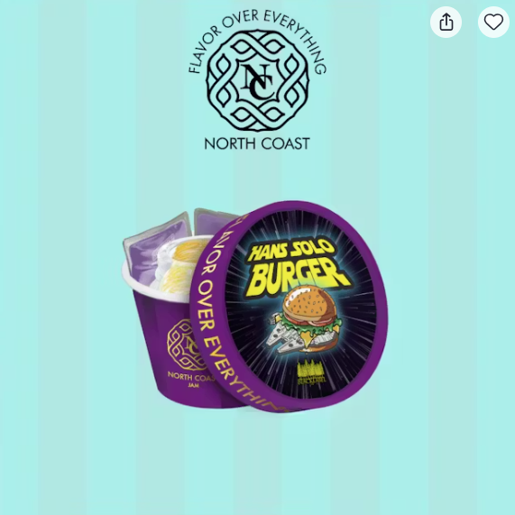NorthCoast X Black Label Tier 2 - Han Solo Burger Hash Rosin jam