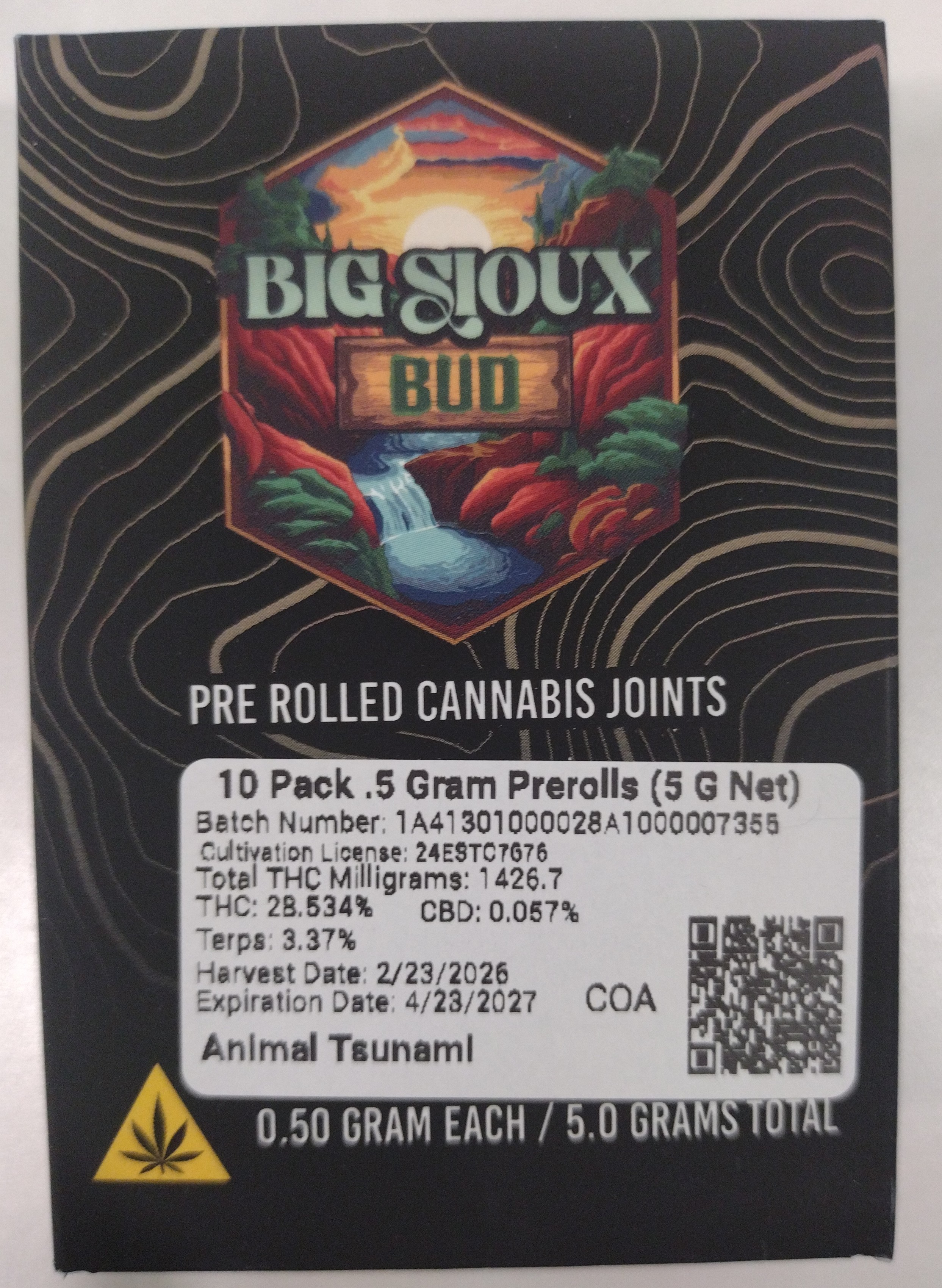 Animal Tsunami - 5g - 10pk 0.5g Pre-Roll