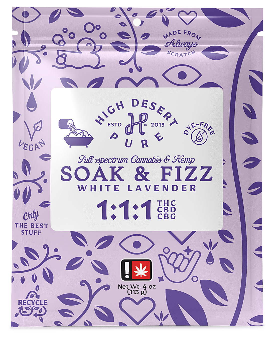 White Lavender Soak And Fizz