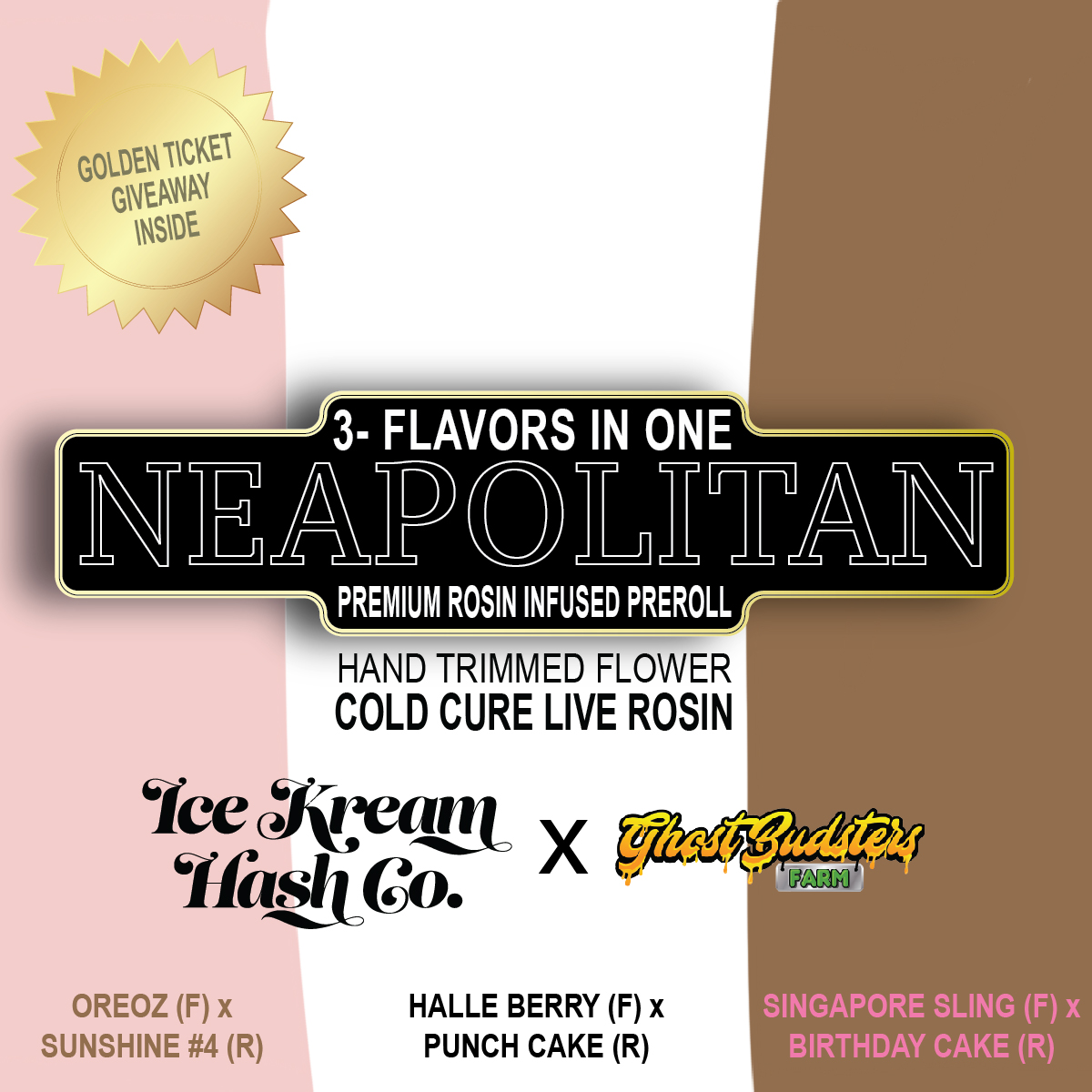 Neapolitan | Rosin Infused 3-in-1 Pre Roll 2.5g