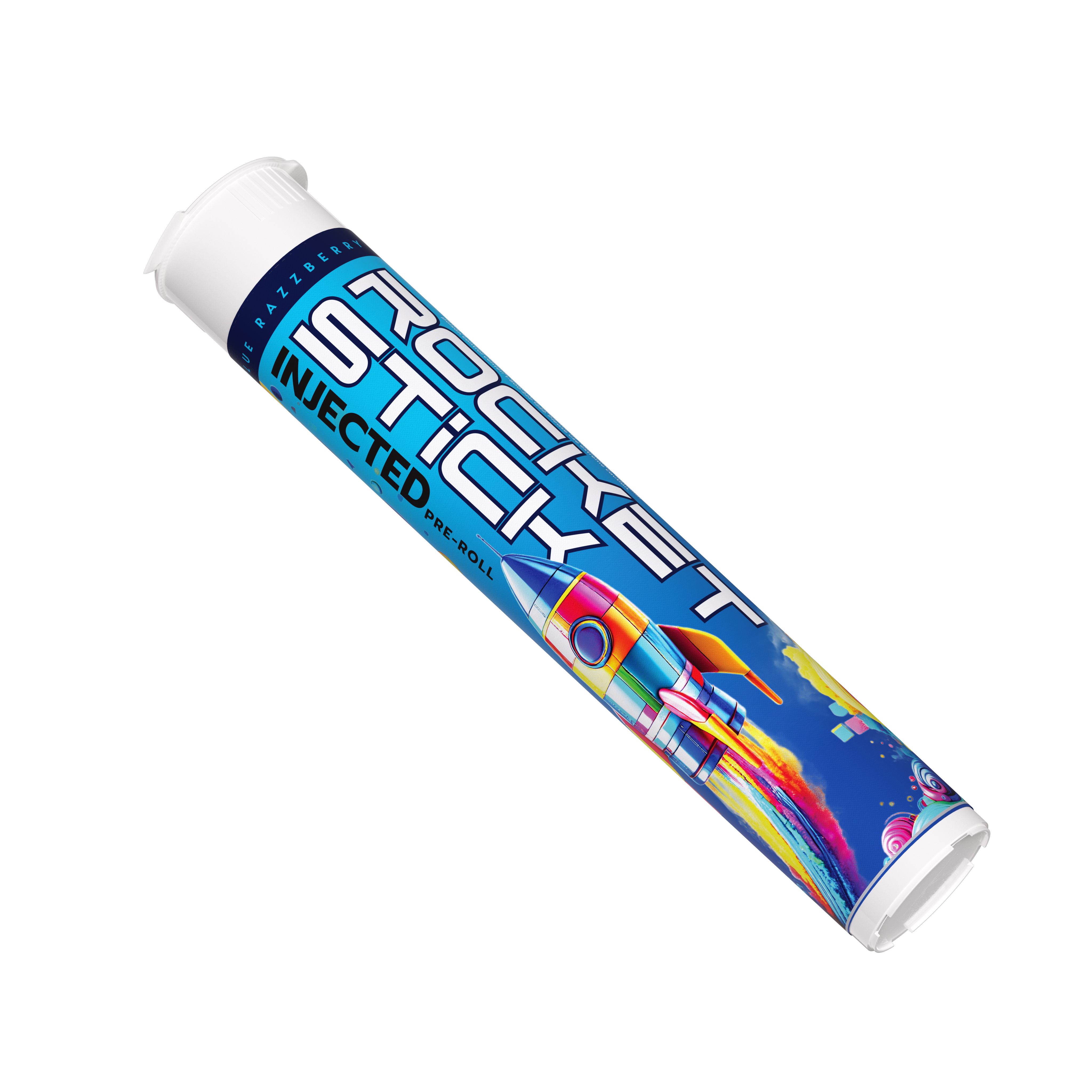 Rocket Stick - 1.2G Infused Preroll - Blue Razz