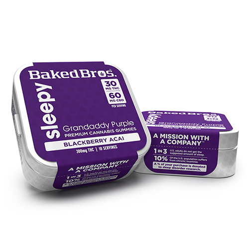 2:1 (CBD:THC): 100MG - Sleepy Blackberry Acai