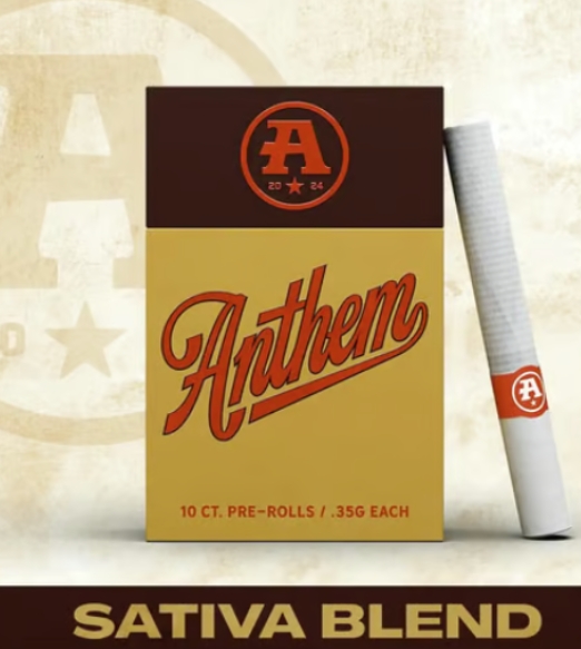 Anthem Pre-Roll 10pk/3.5g- Sativa Blend