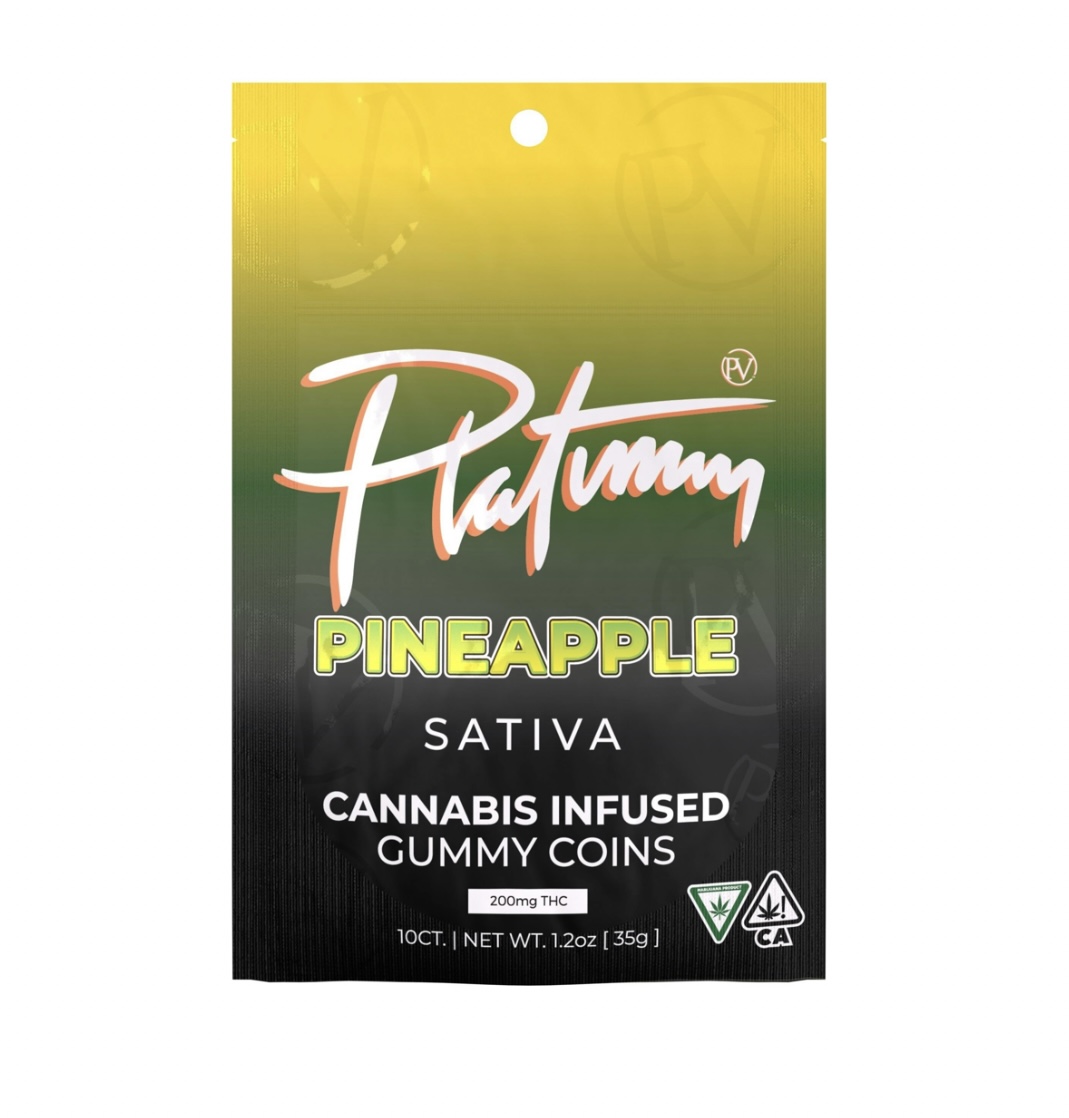 Platinum Vape: Pineapple 200MG Gummies (S)
