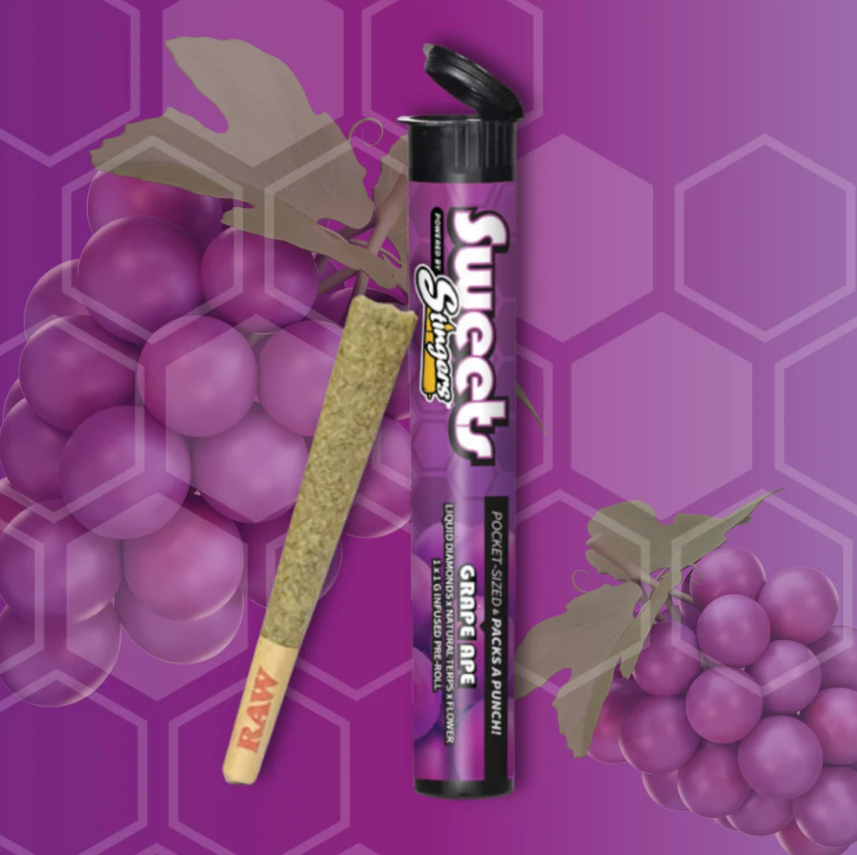 Stingers Sweets - Grape Ape - Infused Pre-roll - 1g