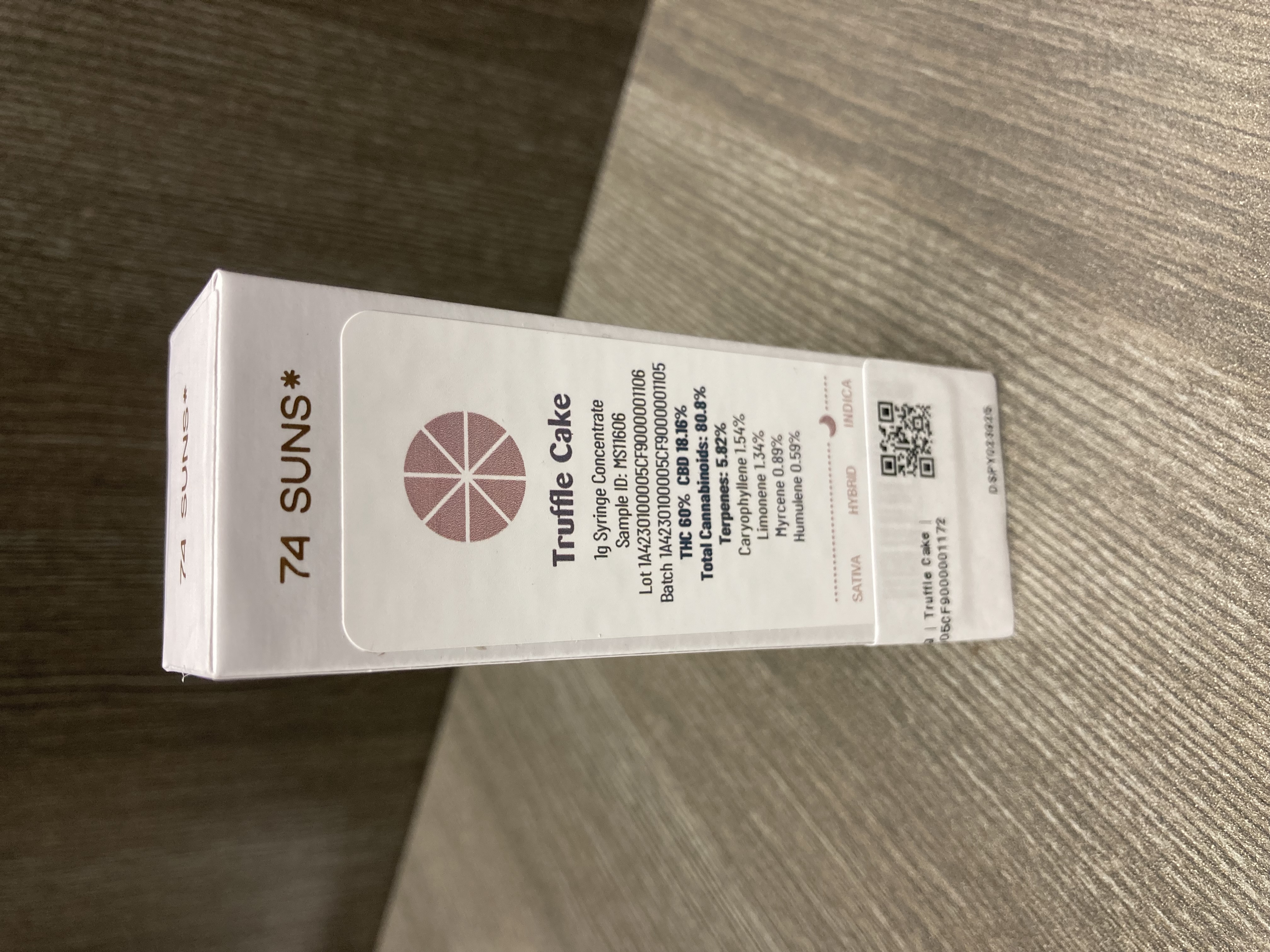 Truffle Cake Syringe