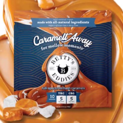 Betty's Eddies | Caramel Chews | 50mg product photo