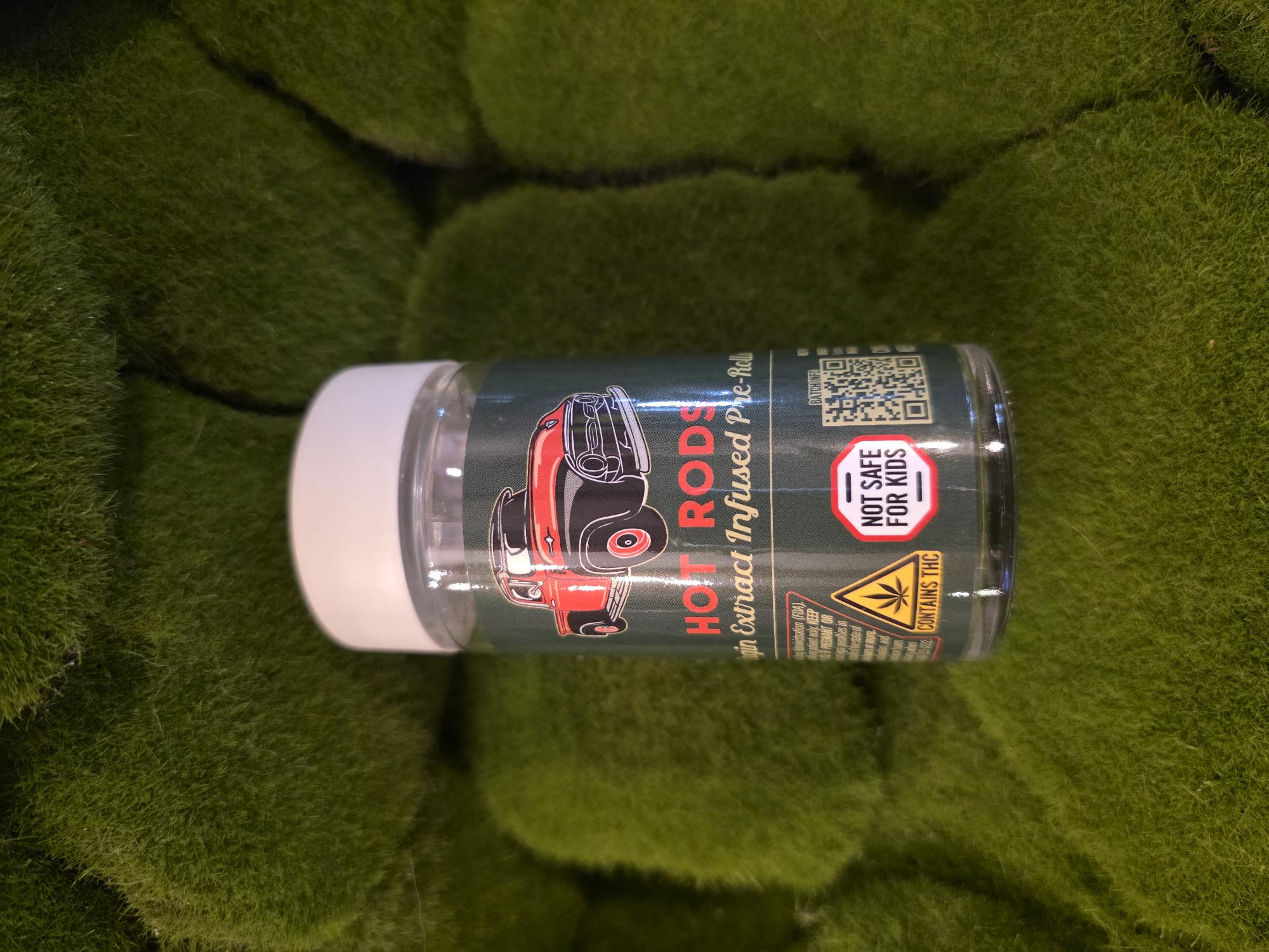 Virgin Extract Infused Pre Roll 4 Pack | Hot Rod: Green Apple Candy & Royal Mauiberry