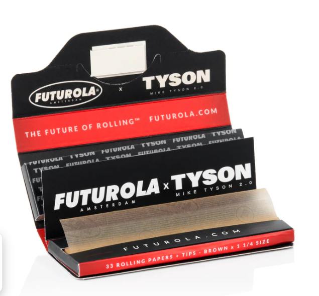 Futurola x Tyson Ranch 1 ¼ Size Rolling Papers with Filters