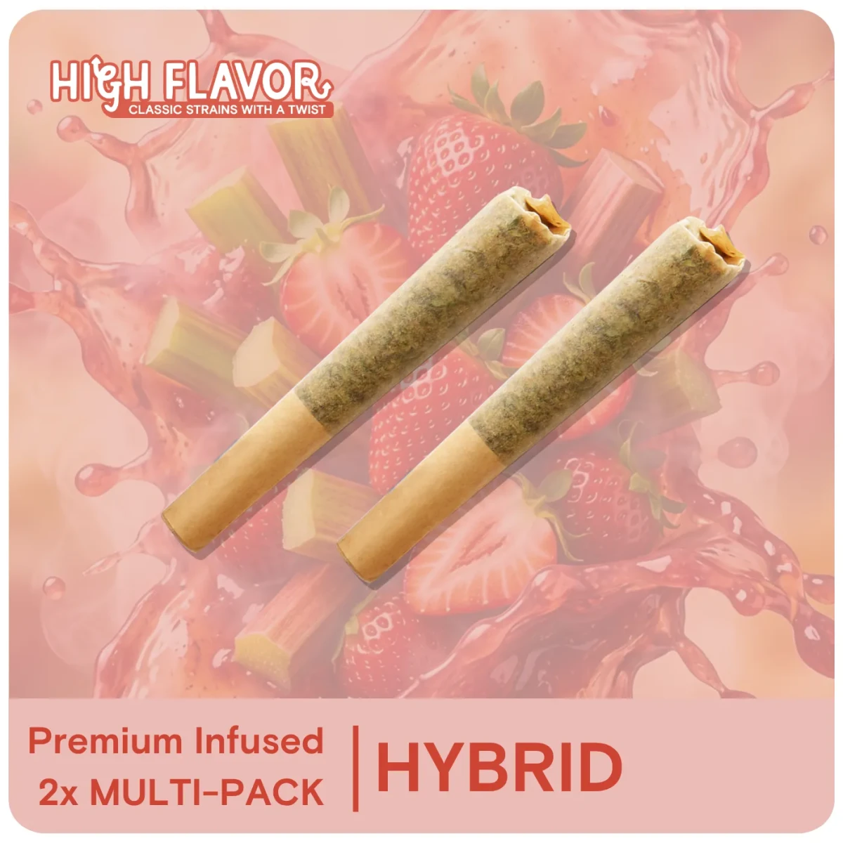 Papaya Pineapple Express | Infused Preroll Pack- .5gx2-1g
