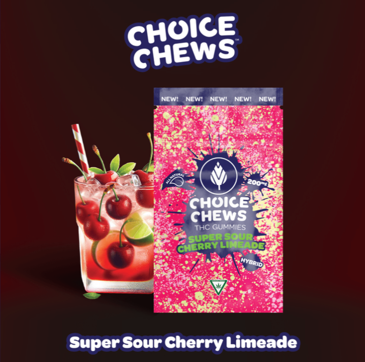 Choice - 200MG Gummies - Super Sour Cherry Limeade