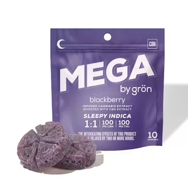 Blackberry Mega 1:1  | 2pk/100mg