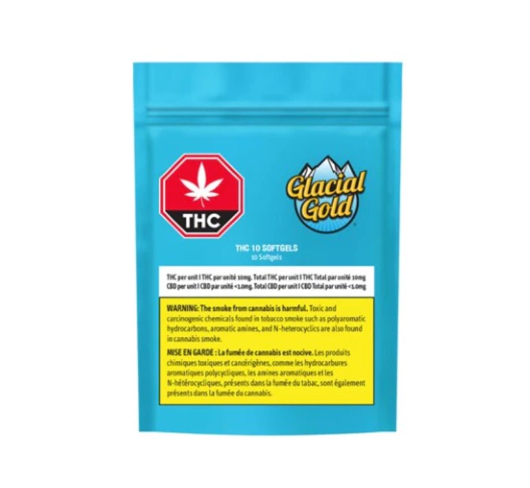 GLACIAL GOLD-THC 10 SGL-10PC