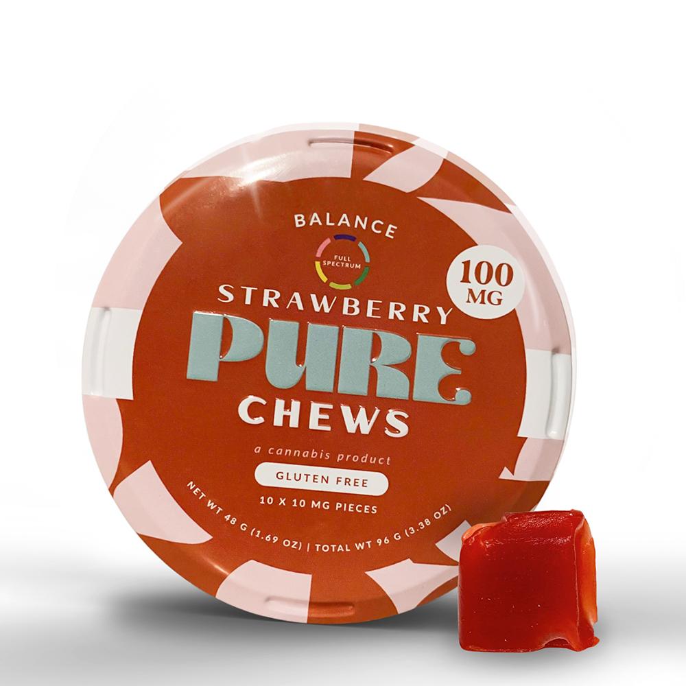 Pure Strawberry Caramel 100mg