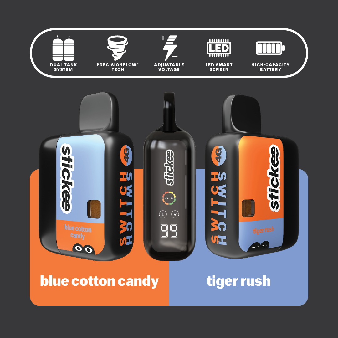 Switch Blue Cotton Candy Tiger Rush