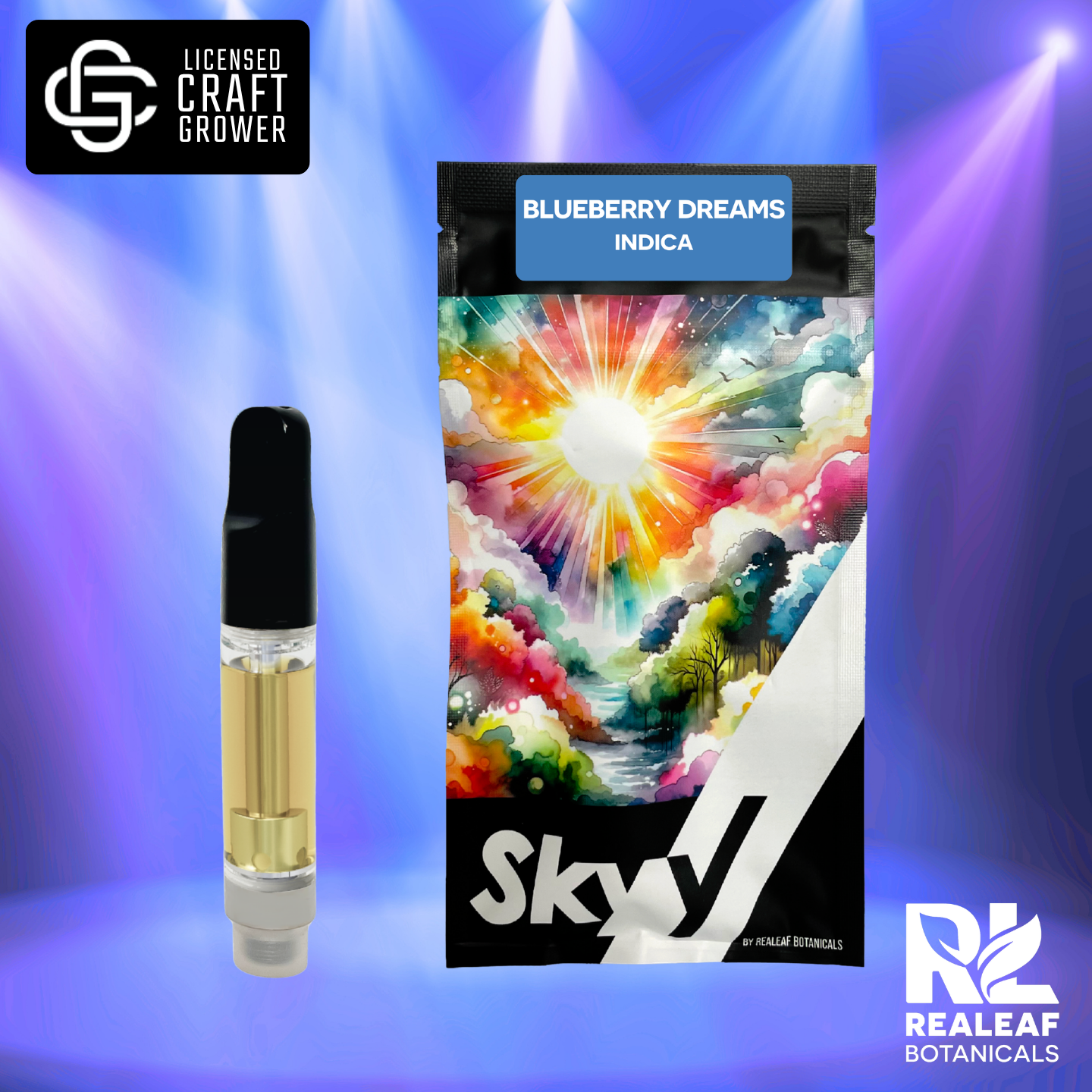 Blueberry Dreams Vape Cartridge 1.0g