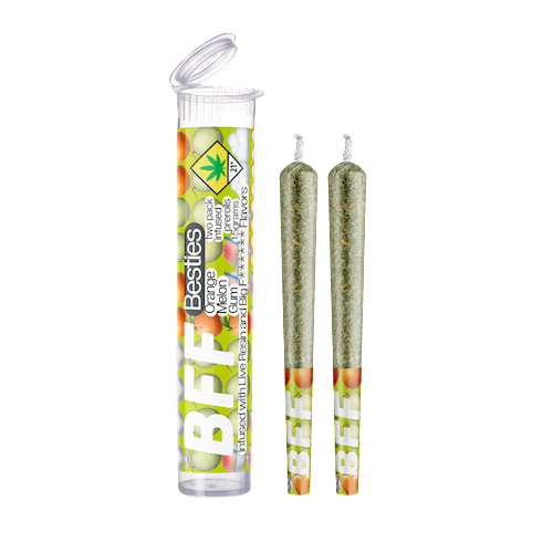 Orange Melon Gum BFF Infused Pre-Roll 2pk | 1.5g (DOH)