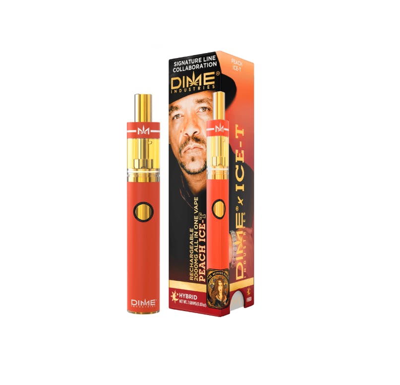 Dime Industries - Peach Ice-T Disposable Vape - 2g