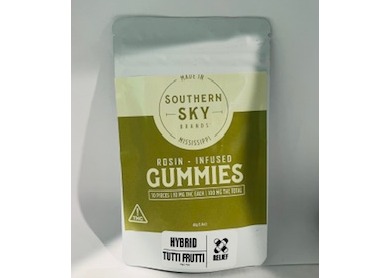 Southern Sky Brands | 100mg | Tutti Frutti | Rosin Gummies
