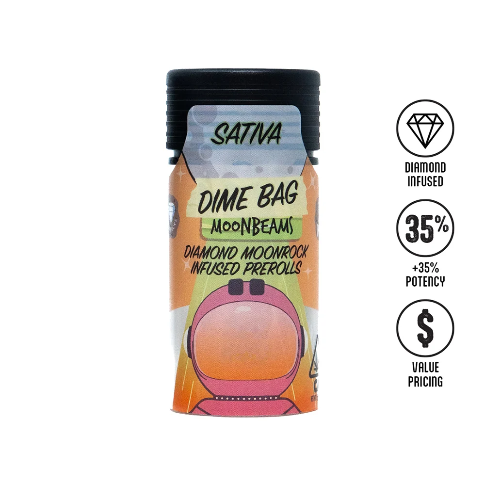 Dime Bag Infused MoonBeams 5pk - Pear Herer 2.5g