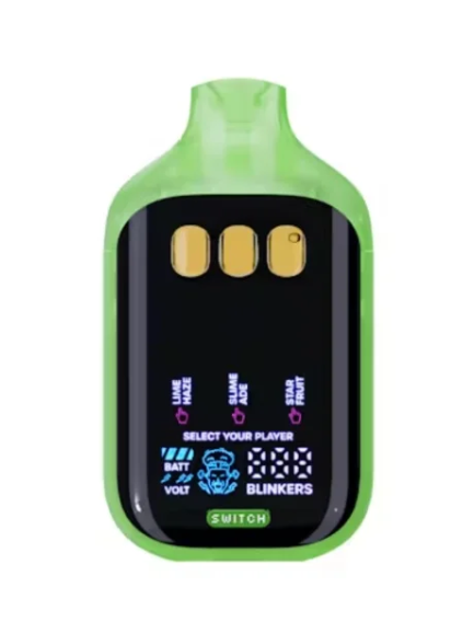 Boutiq Switch v5 Lime Haze x Slime Ade x Star Fruit Liquid Live Diamonds Disposable Tri-Chamber Vape 2g