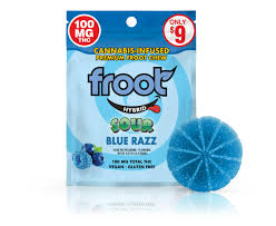 Sour Blue Razz Gummy Single 100MG