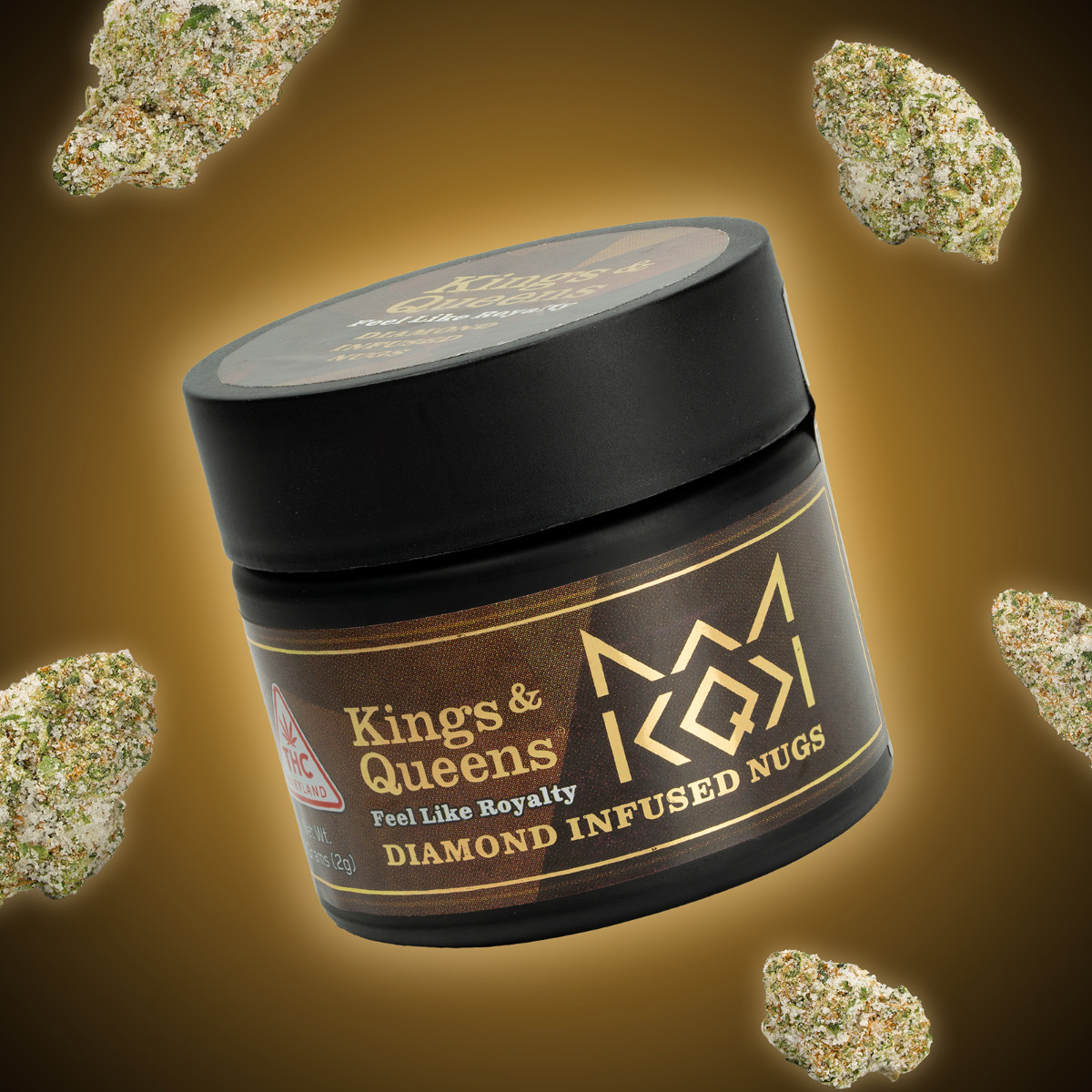Kings & Queens | Mango Mintality DIAMOND INFUSED Nugs | 2g