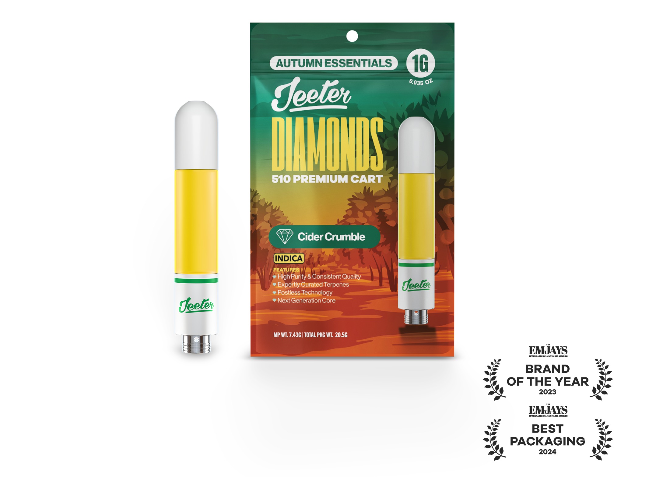 Cider Crumble | 510 Postless Cart | 1g